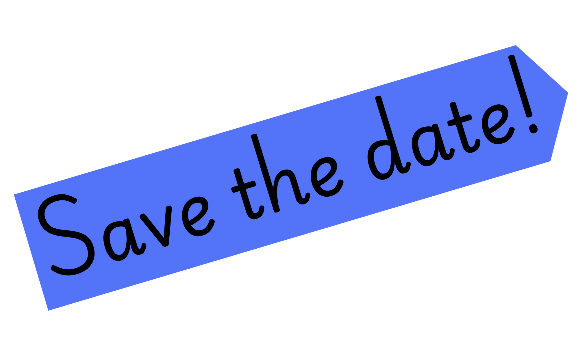 Save the date! Save the date!